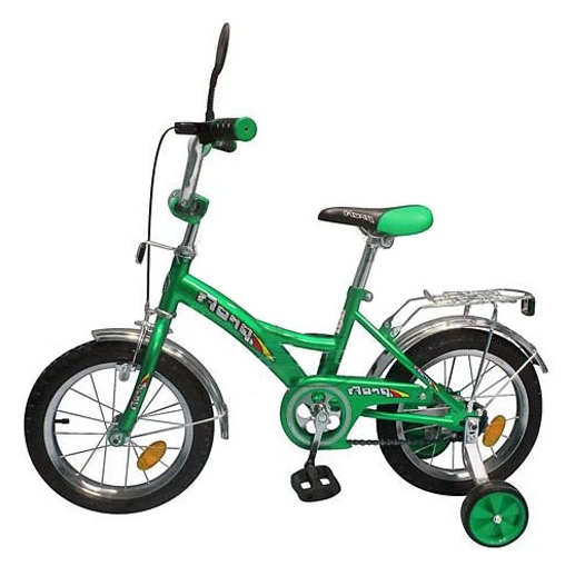 Двухколесный велосипед Profi P1422 зеленый